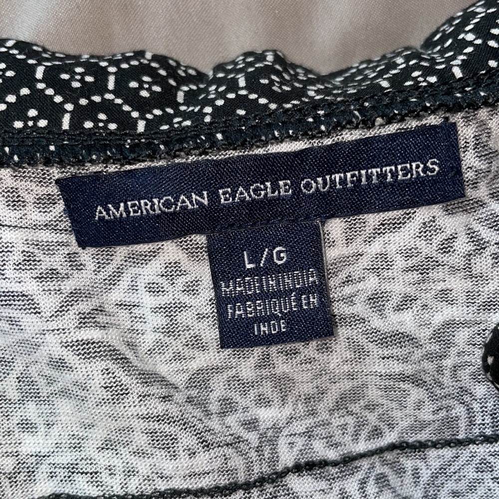 American Eagle Ruffled Layered Tank Top - Picture 4 of 6